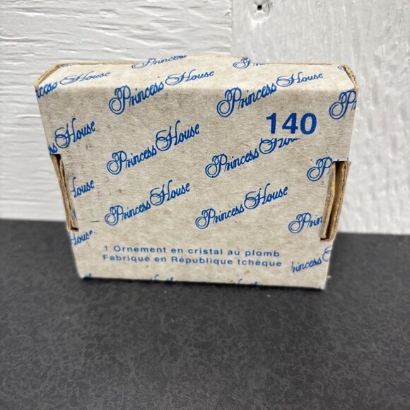 Vintage Princess House Lead Crystal Glass 3" Heart Hanging Ornament Czech #140 - Picture 7 of 10